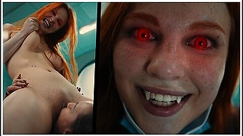 18 Year Old Redhead Vampire Mesmerizes Josephine Jackson Into Lesbian Pleasure