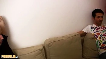 Flirtatious lover's deep throat movie